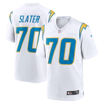 mens nike rashawn slater white los angeles chargers game jer